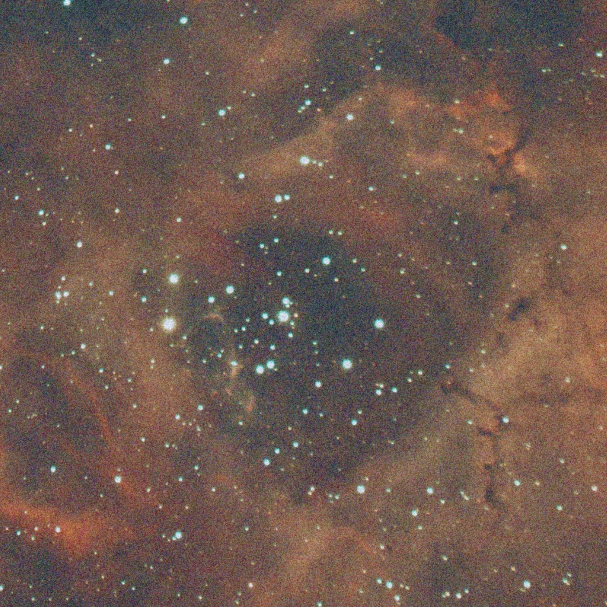 Original noisy astrophotograph